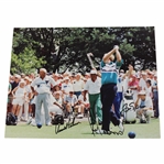 Arnold Palmer, Jack Nicklaus & Lee Trevino Signed Jack Tees Off 11x14 Original Photo JSA ALOA