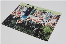 Arnold Palmer, Jack Nicklaus & Lee Trevino Signed Jack Tees Off 11x14 Original Photo JSA ALOA
