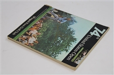 Arnold Palmer Gold Signed 1974 US Open at Winged Foot Official Program JSA ALOA