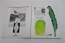 Arnold Palmer Gold Signed 1974 US Open at Winged Foot Official Program JSA ALOA