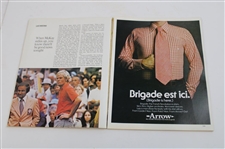 Arnold Palmer Gold Signed 1974 US Open at Winged Foot Official Program JSA ALOA