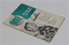 Arnold Palmer Signed 1957 Golf Digest Booklet - August JSA ALOA