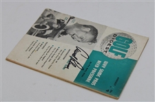 Arnold Palmer Signed 1957 Golf Digest Booklet - August JSA ALOA