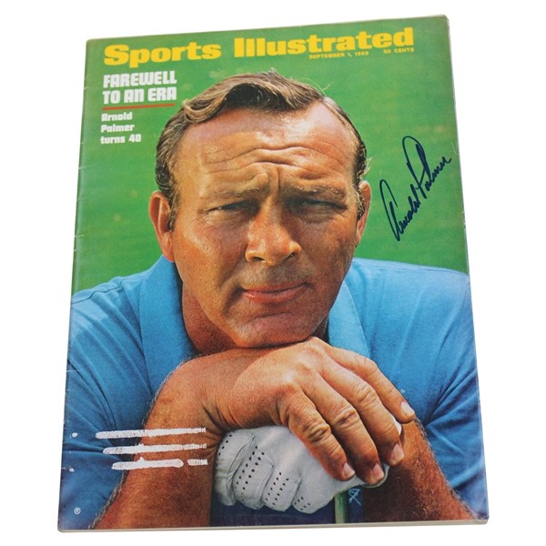 Arnold Palmer Signed 1969 Sports Illustrated Magazine - September JSA ALOA