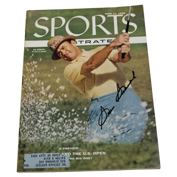 Sam Snead Signed 1956 Sports Illustrated Magazine - June JSA ALOA