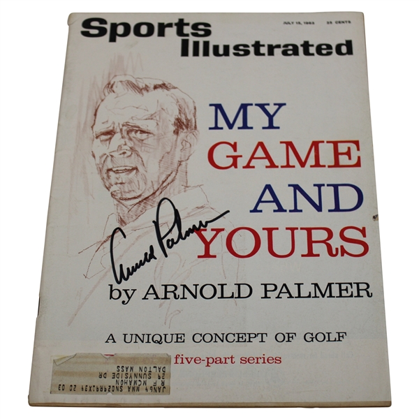 Arnold Palmer Signed 1963 Sports Illustrated Magazine - July JSA ALOA
