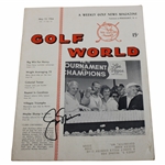 Jack Nicklaus Signed 1964 Golf World Magazine - May JSA ALOA