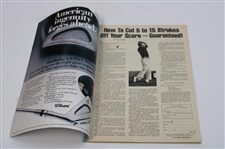 Arnold Palmer Twice Signed 1975 Golf Magazine - August JSA ALOA
