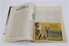 Arnold Palmer Twice Signed 1975 Golf Magazine - August JSA ALOA