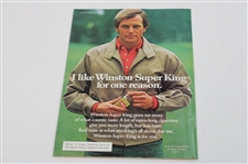 Arnold Palmer Twice Signed 1975 Golf Magazine - August JSA ALOA