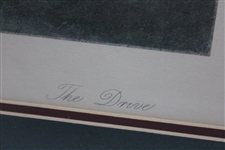 The Drive' Print Published May 1894 By Artist Douglas Adams - Framed