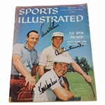 Palmer, Finsterwald, & Venturi Signed 1960 Sports Illustrated Magazine - June JSA ALOA