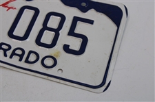 Big 3' Palmer, Nicklaus, Player & Lee Signed 1993 US Sr Open at Cherry Hills License Plate JSA ALOA