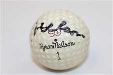 Byron Nelson Signed Byron Nelson 90+ Slipstream Golf Ball JSA ALOA