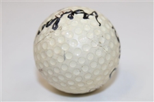 Byron Nelson Signed Byron Nelson 90+ Slipstream Golf Ball JSA ALOA