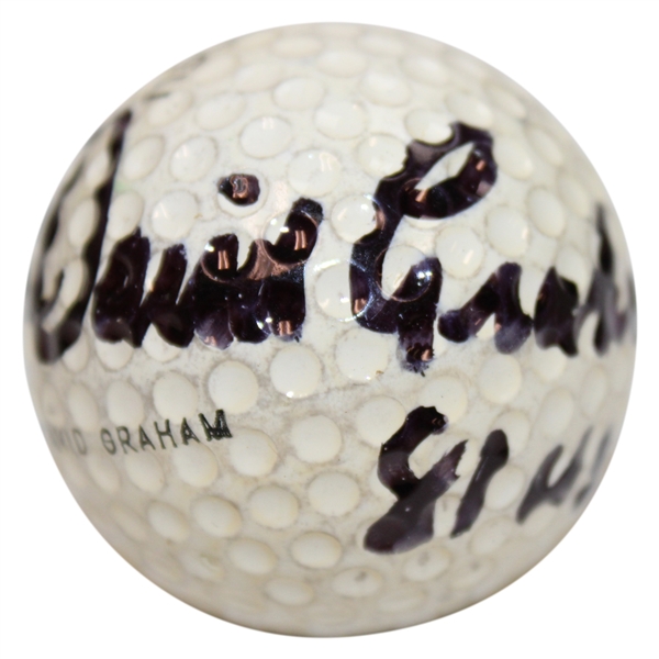 David Graham Signed MacGregor David Graham Tourney 4 Golf Ball w/81 US Open Merion JSA ALOA