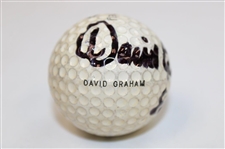David Graham Signed MacGregor 'David Graham' Tourney 4 Golf Ball w/'81 US Open' Merion JSA ALOA