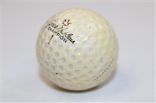 Jack Nicklaus Signed Classic MacGregor Jack Nicklaus Champion 1 Logo Golf Ball JSA ALOA
