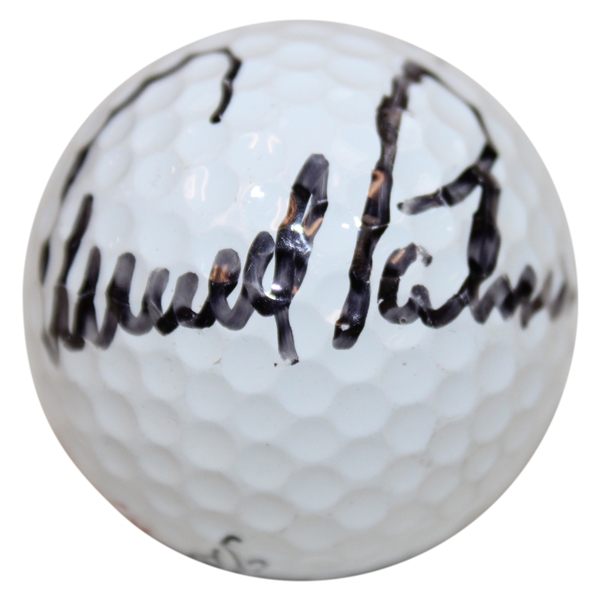 Arnold Palmer Signed Personal Used Titleist 3 Logo Golf Ball JSA ALOA