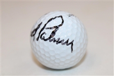 Arnold Palmer Signed Personal Used Titleist 3 Logo Golf Ball JSA ALOA