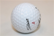 NFL HoFer Jerry Rice Signed Titleist Logo Golf Ball w/'#80' JSA ALOA