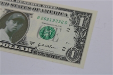 Reproduction Tiger Woods United States One Dollar ($1.00) Bill - Not Legal Tender - 2003