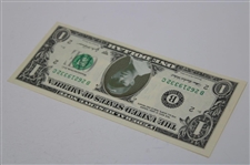 Reproduction Tiger Woods United States One Dollar ($1.00) Bill - Not Legal Tender - 2003