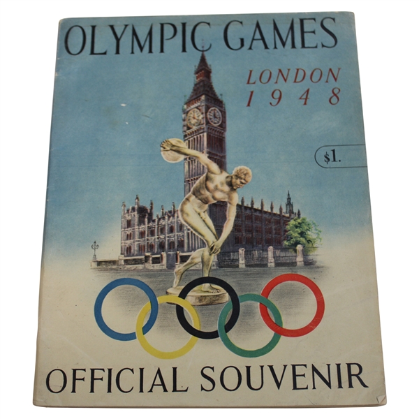 1948 Olympic Games London Official Souvenir Program