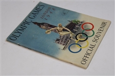 1948 Olympic Games London Official Souvenir Program