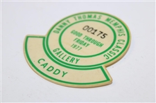 Al Geiberger Shoots First 59! - 1977 Danny Thomas Memphis Classic Caddy Badge #175