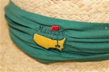 Masters Tournament Biltmore Straw Hat with Pine Green Band - L/XL