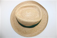 Masters Tournament Biltmore Straw Hat with Pine Green Band - L/XL
