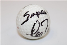 Lee Trevino Signed Rawlings SuperMex 3 Logo Golf Ball w/'Super Mex' Inscr. JSA ALOA