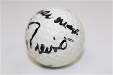 Lee Trevino Signed Rawlings SuperMex 3 Logo Golf Ball w/'Super Mex' Inscr. JSA ALOA