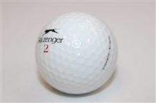Ray Floyd Signed Slazenger Masters 2 Logo Golf Ball JSA ALOA