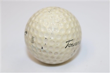 Tom Weiskopf Signed MacGregor Tourney 100 'Tom Weiskopf' Logo Golf Ball JSA ALOA