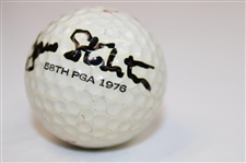 Dave Stockton Signed Titleist 1976 PGA Championship Logo Golf Ball JSA ALOA