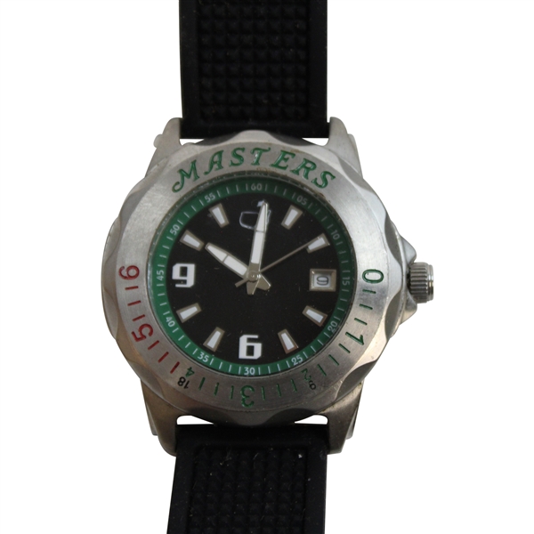 Masters Tournament Undated Silver Rim Pace of Play Watch - Used