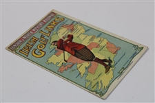Harry Vardon Irish Golf Links London & North Western Railway 1907 Acknowledgement Postcard