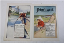 Marvelous Collection Of Six Pinehurst Putter Boy Advertisements 