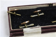 Six (6) Brass Golf Buttons in Original Box