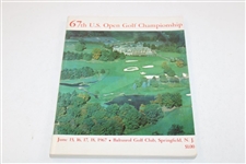 1967 US Open at Baltusrol Golf Club Official Program - Jack Nicklaus Winner