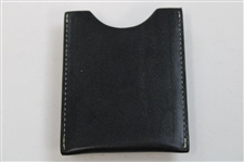 Masters Tournament Logo Dk Green Leather Money Clip/Wallet with Pewter Logo