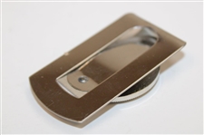 Masters Tournament Undated Silver Tone Logo Money Clip