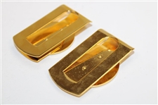 Masters Tournament 2000 Gold Tone Money Clip w/Masters Undated Gold Tone Money Clip