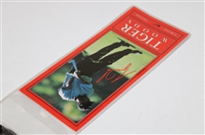 Rare Tiger Woods - Nike Ltd Ed First Tiger Woods Victory Scorecard - Issued to Campers Circa 1996
