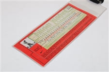 Rare Tiger Woods - Nike Ltd Ed First Tiger Woods Victory Scorecard - Issued to Campers Circa 1996