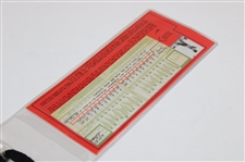Rare Tiger Woods - Nike Ltd Ed First Tiger Woods Victory Scorecard - Issued to Campers Circa 1996