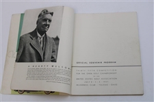 1931 US Open Championship at Inverness Program - Billy Burke Winner