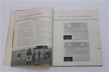1931 US Open Championship at Inverness Program - Billy Burke Winner